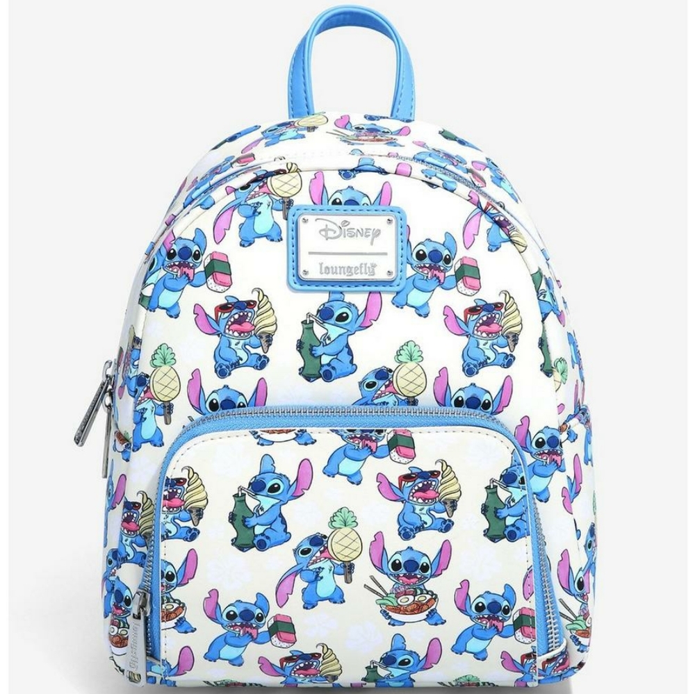 NWT Loungefly Lilo and Stitch Foodie mini backpack and cardholder - Picture 10 of 16